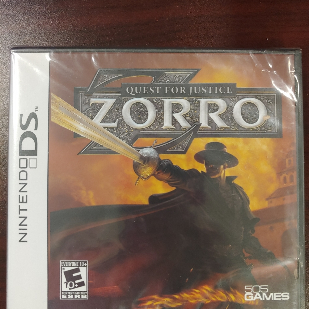 Zorro Nintendo DS Game New sealed